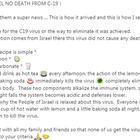FAKE Limone e bicarbonato per combattere contro il coronavirus